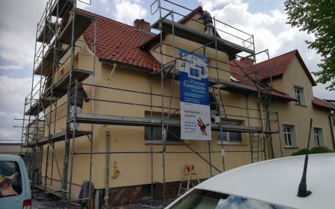 7. Fassadenarbeiten - Einfamilienhaus